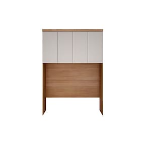 Módulo De Quarto Casal Armário Ponte Aéreo -queen 167cm Rizon-linea C- 4 Portas Cumaru-fendi - Horizonte