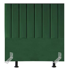 Cabeceira Estofada Cama Casal Box 140 Cm Sara Suede E Frame Verde