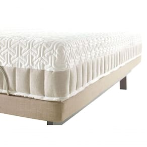 Colchão De Látex Articulado Bege 25cm Solteiro King 96x203cm