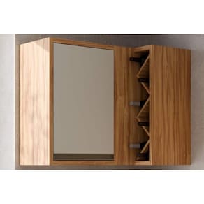 Armário De Cozinha Modulado Tempranillo Canto Reto C/ 1 Porta 98cm Amendoa/off White - Ronipa