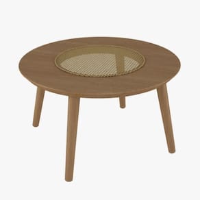 Mesa De Centro Menor Tulipe Natural