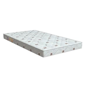 Colchão De Berço Americano Ortho Baby D18 70x130x12 Branco Com Estampas