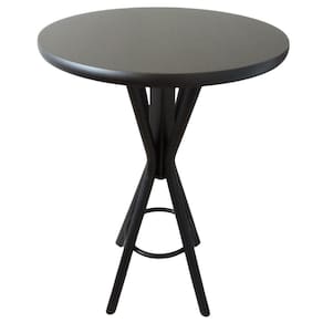 Mesa Bistrô Eva Selva Diam 70 Cm Bancada Bar Cozinha Luxo Tabaco