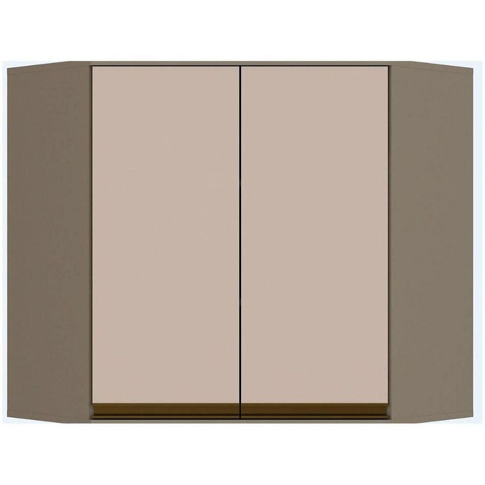 Armário 2 Portas Oblíquo Henn Duna Cristal