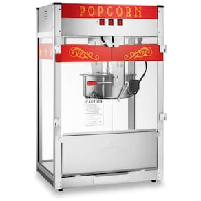 Máquina de Pipoca Popper com Chaleira Extra Grande Vermelha, Olde Midway 0,56g