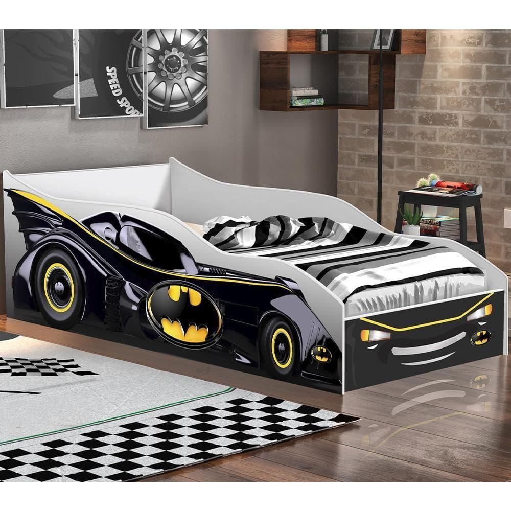 Cama Quarto Solteiro Carro Preto