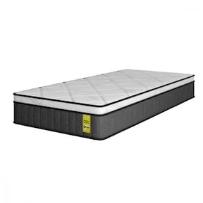 Colchão Solteiro 88x188x32 Supreme Firm Mola Ensacada Cinza Cinza