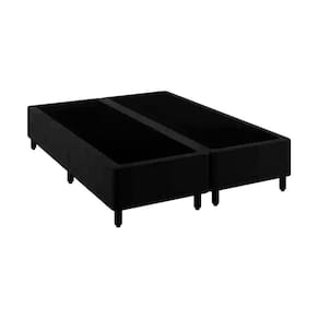 Base Cama Box Queen Comum Preto