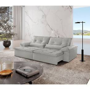 Sofá Parma Linho 02 Módulos De 90cm B25cm Meu Sofá Online A230 Linho Cinza