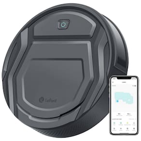 Aspirador Robô com Sucção de 2200Pa, 6 Modos de Limpeza e Carregamento Automático, 110V, Lefant M210P, Cinza