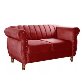 Sofá Realeza Decorativo Chesterfield Namoradeira Retrô Bordo