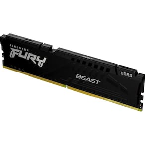 Memória 16GB DDR5 5600MHz, Kingston Fury Beast para Desktop, KF556C40BB-16
