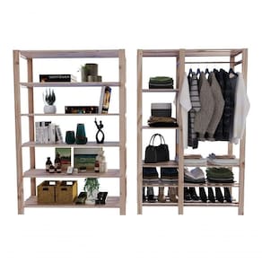 Aparador C/ Maleiro Pinus 190x170cm De Qualidade Dispensa