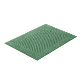 Piso Para Banheiro 100% Algodão Canelado 48x70cm - Buddemeyer - Verde 1850