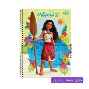 Caderno Univ. 80 Folhas 1 Matéria Moana 2 Capa 3 - Tilibra
