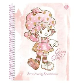Caderno Colegial 160Fls 10Mat Moranguinho Capa 3 - Animativa