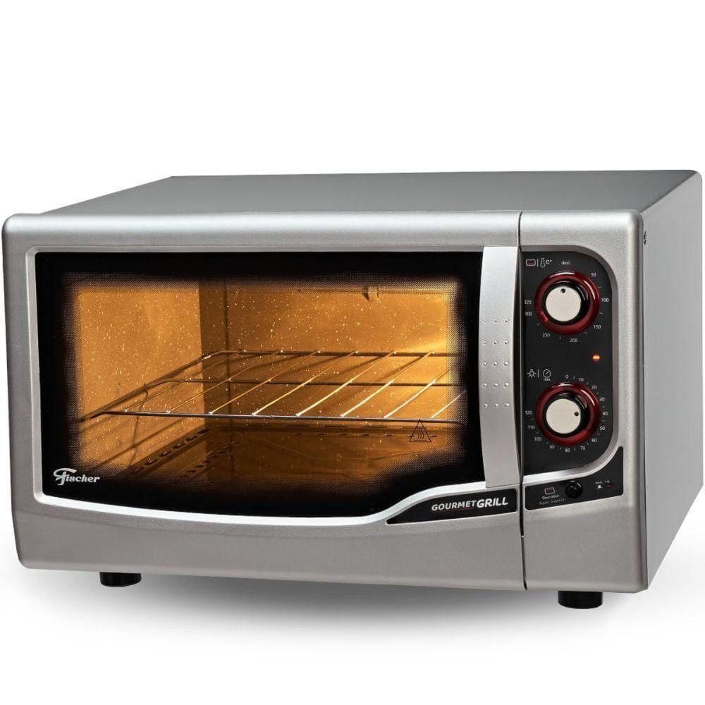 Forno Eletrico de Bancada Fischer Gourmet Grill 44L Prata  - 127V
