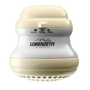 Chuveiro Lorenzetti Loren Bello Bege com Cano 5500W