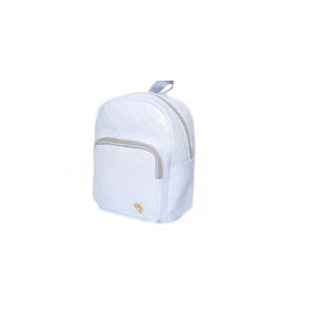 Mochila de Costas Feminina Brilhosa Glitter Passeio Branca