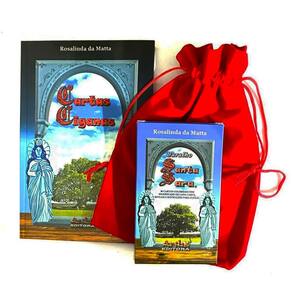 Kit Santa Sara Baralho e Livro 7 edição de Cartas Ciganas