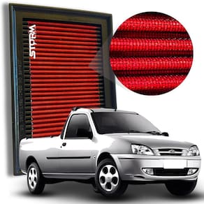 Filtro De Ar Esportivo Ford Courier Motor 1.6 8V 1999 A 2007
