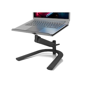 Suporte De Mesa Para Notebook Até 16" Com Regulagem Contínua De Altura Octoo CLIPWAY-NOTE (Preto)