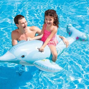 Boia Golfinho - Bote inflável para piscina Golfinho Intex 1,75m x 66cm 58535