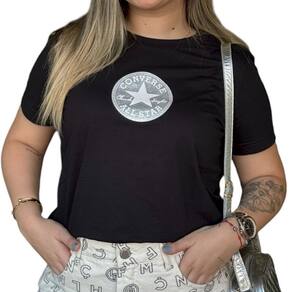 Camiseta Feminina Patch Sparkle Logo Casual All Star