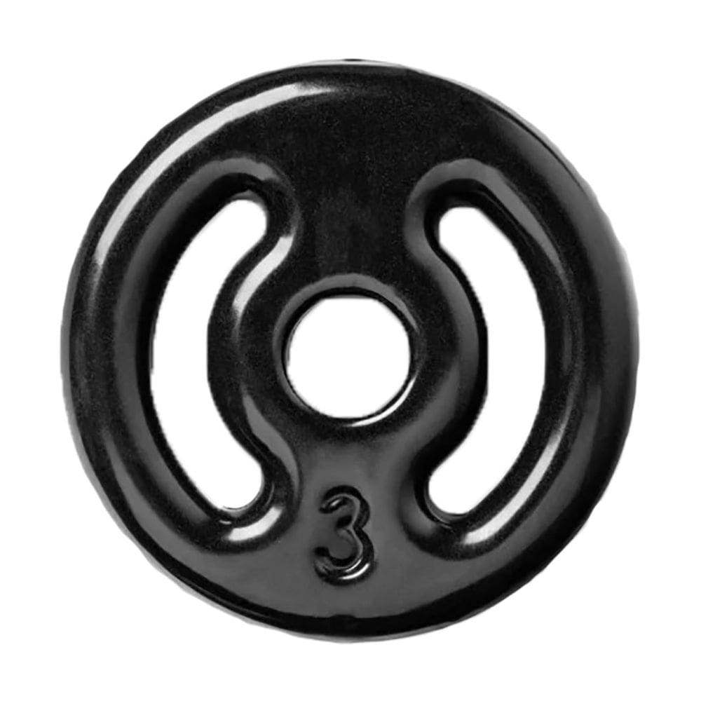 Anilha 3KG Emborrachada IBJ - Peso Musculação 3KG