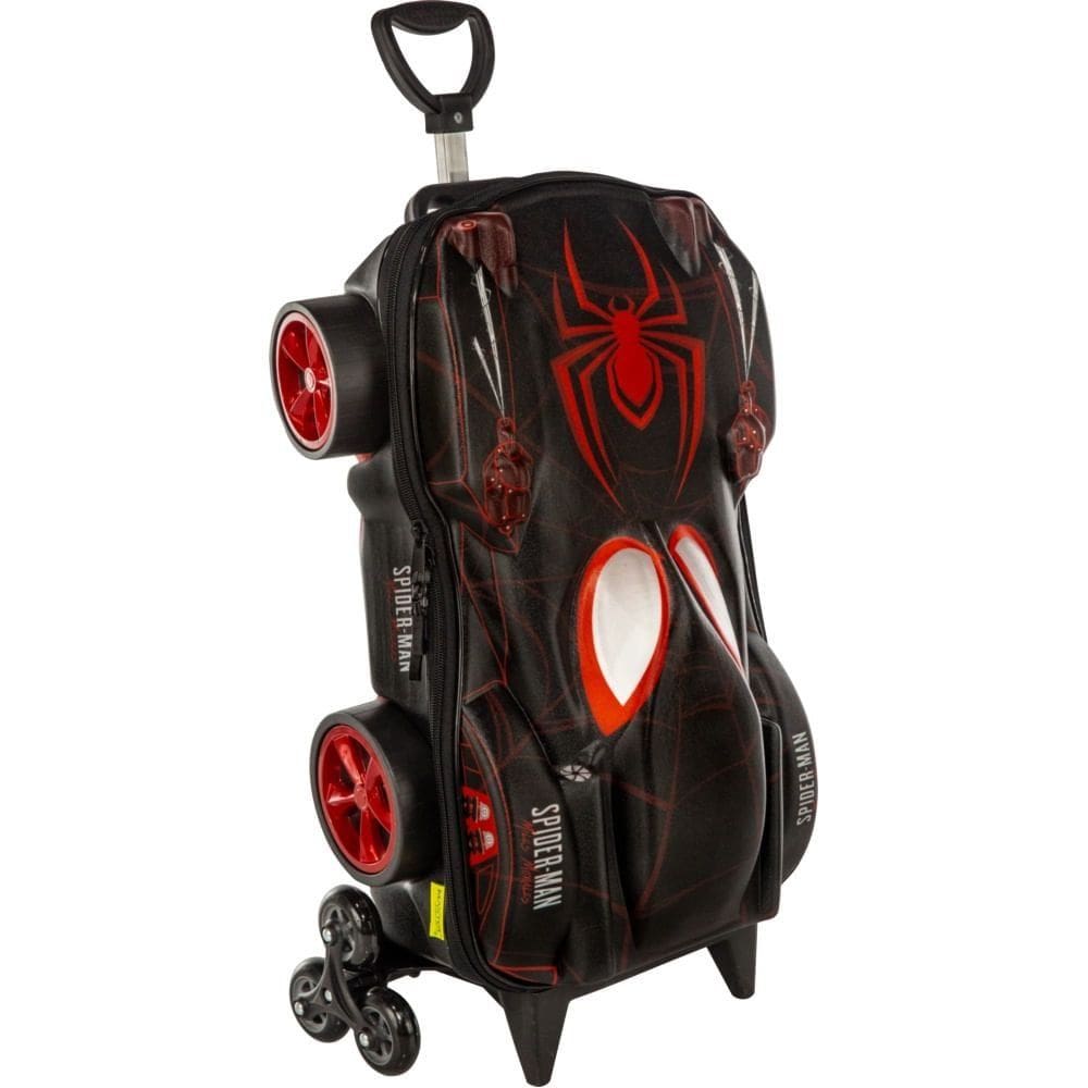 Mochila Com Carrinho 3D Homem Aranha Miles 3800AM23