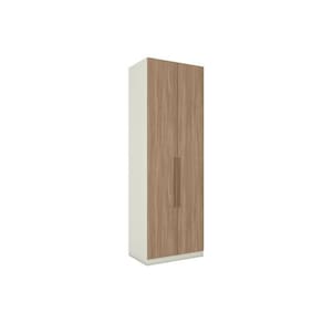 Guarda Roupa Modulado c/ 2 Portas MC08 Seletto Areia/Jequitibá - Henn