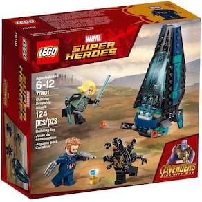 Conjunto de jogos LEGO Marvel Avengers Infinity War Outrider Dropship