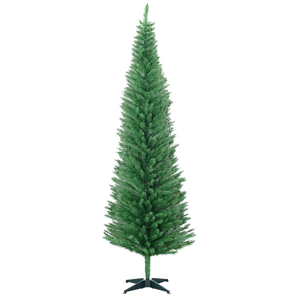 Lápis artificial HOMCOM para árvore de Natal de 7 pés com 499 pontas