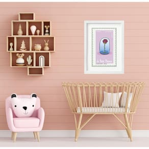 Quadro Pequeno Príncipe Rosa Selo - 60X48Cm