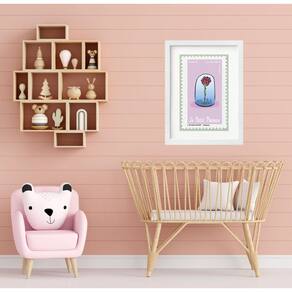 Quadro Pequeno Príncipe Rosa Selo - 60X48Cm