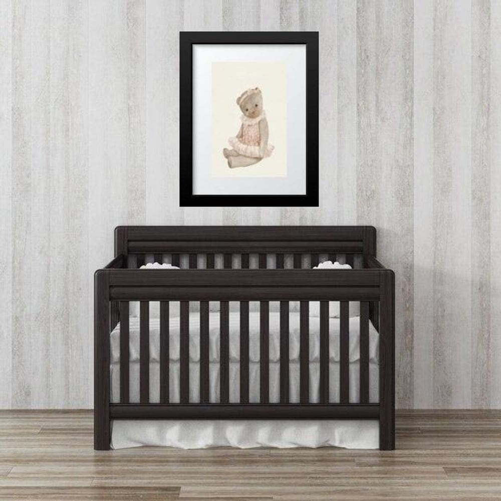 Quadro Infantil Retrô Ursinha - 60X48Cm