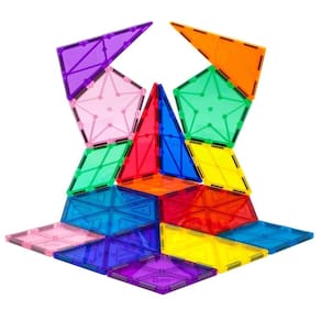 Conjunto de blocos de construção magnéticos PicassoTiles PT16 com 16 unidades