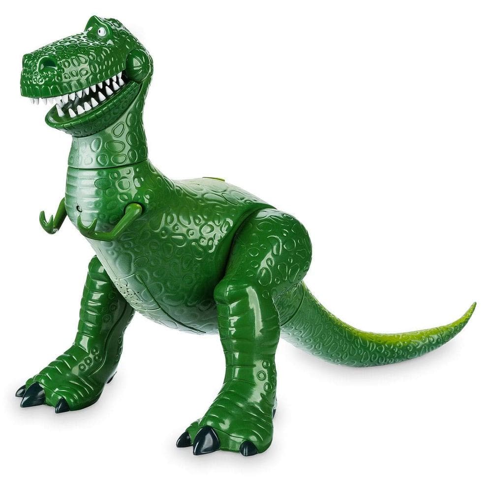 Boneco de ação oficial da Disney Store Rex Toy Story 30 cm