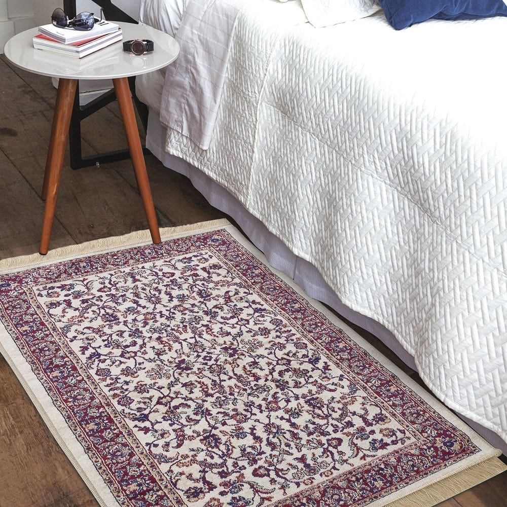 Tapete Belga Clássico Importado de Veludo com Franja - Bree - 200x250cm