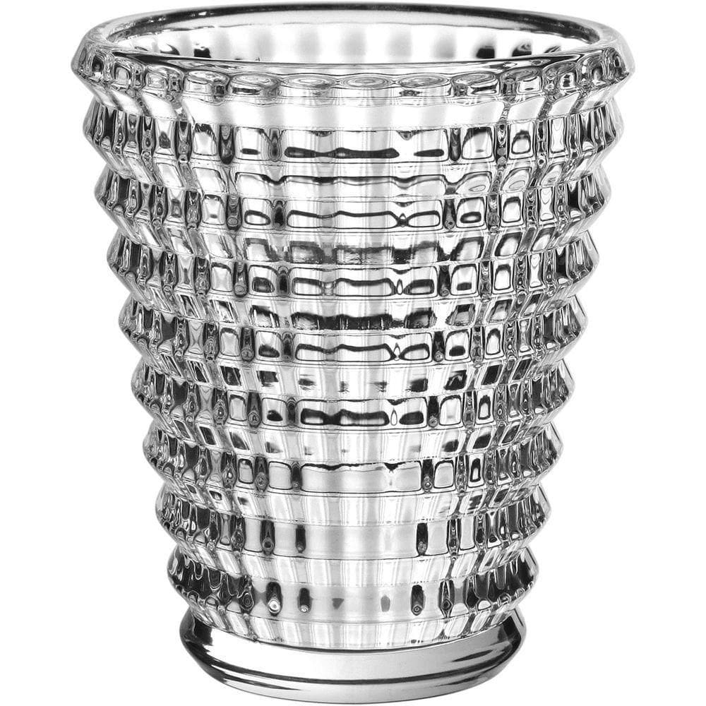 Vaso Decorativo Enfeite Casa Redondo Home&co Eco Crystal 10x8x8cm Transparente