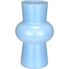 Vaso Decorativo Enfeite Casa Eclipse Home&co Leitoso Vidro 20x12x12cm Branco
