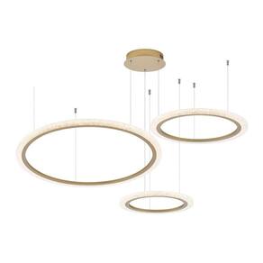 Lustre Pendente Astraled Aspectral Pl-9740 Dourado Led Bivolt Dourado Pl-9740