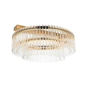 Plafon Nordecor Gouli 2895 Led Bivolt Ouro Brilho Ouro Brilho 2895