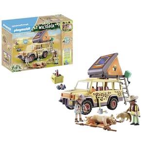 Veículo cross-country Toy Playmobil com leões