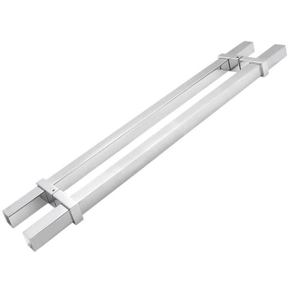 Puxador Geris Eco Verona Inox Polido, 80 cm duplo - I682IP