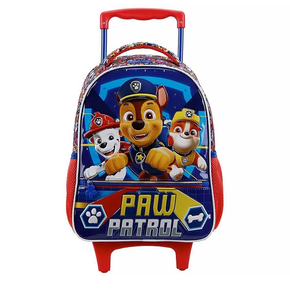Mochila Escolar Mala com Rodas 16 Paw Patrol Chase Y 11800 - Xeryus