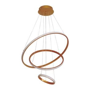 Lustre Pendente Astraled Mintaka PL-9805 Dourado Led Bivolt