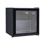 Frigobar Expositor Vertical HQ Vidro Duplo 50 Litros Preto HQ-50FBPV