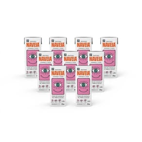 Kit 9x Bebida Vegetal Naveia Deleitinho Morango 200ml