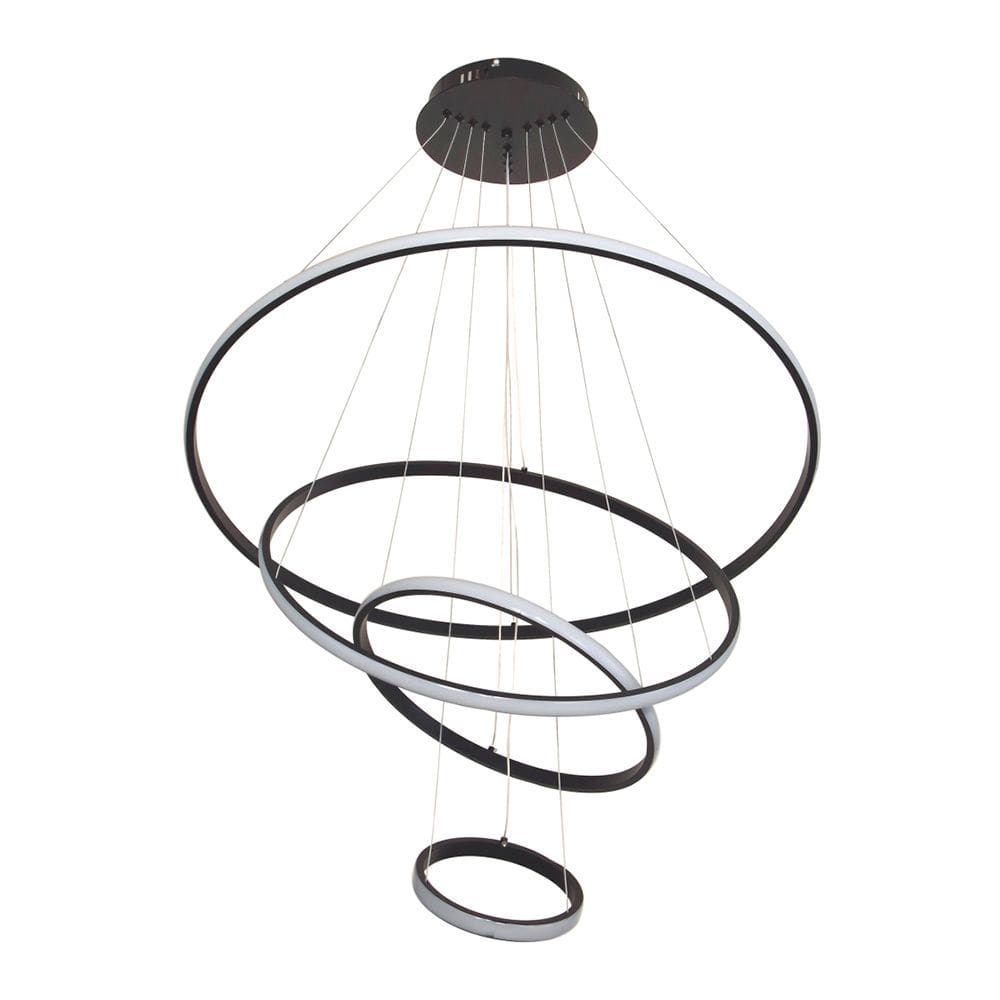 Lustre Pendente Astraled Ankaa PL-9809 Preto Led Bivolt